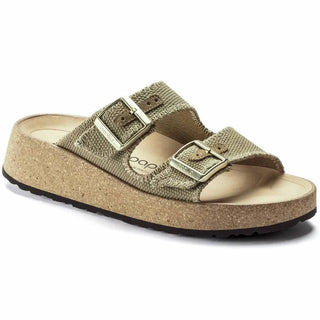 Birkenstock - Papillio Gabriela Camurça/Lona Feminina (Largura Estreita)