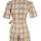 Adelyn Rae - Kerrie Plaid Romper