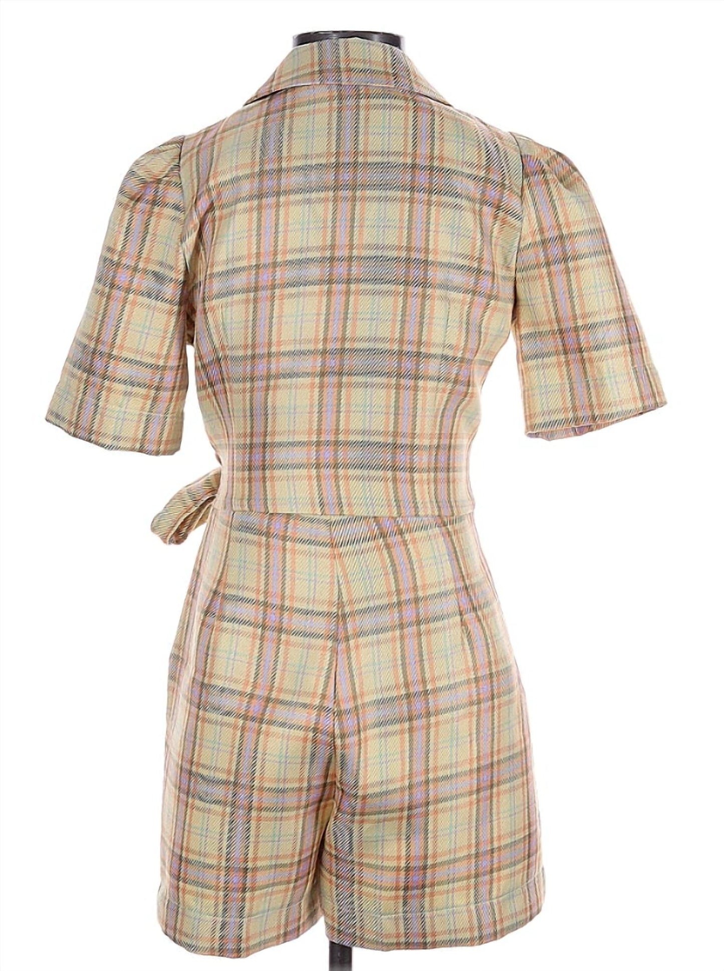 Adelyn Rae - Kerrie Plaid Romper