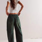 Free People - Good Luck Mid-rise Cord Barrel Jean
