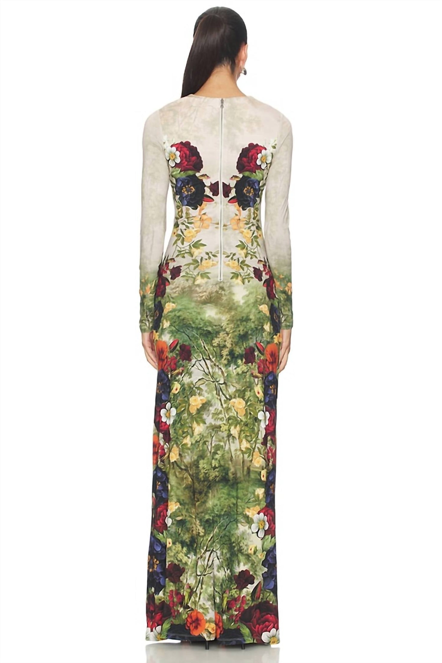 Alice + Olivia - Delora Maxi Forbidden Forest Dress