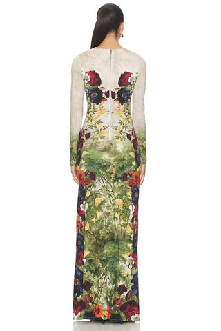 Alice + Olivia - Delora Maxi Forbidden Forest Dress