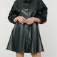 Dolce Cabo - Everywhere Leather Dress with Puff Sleeves