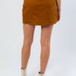 Aureum - Chai Twill Bow-detail Mini Skirt