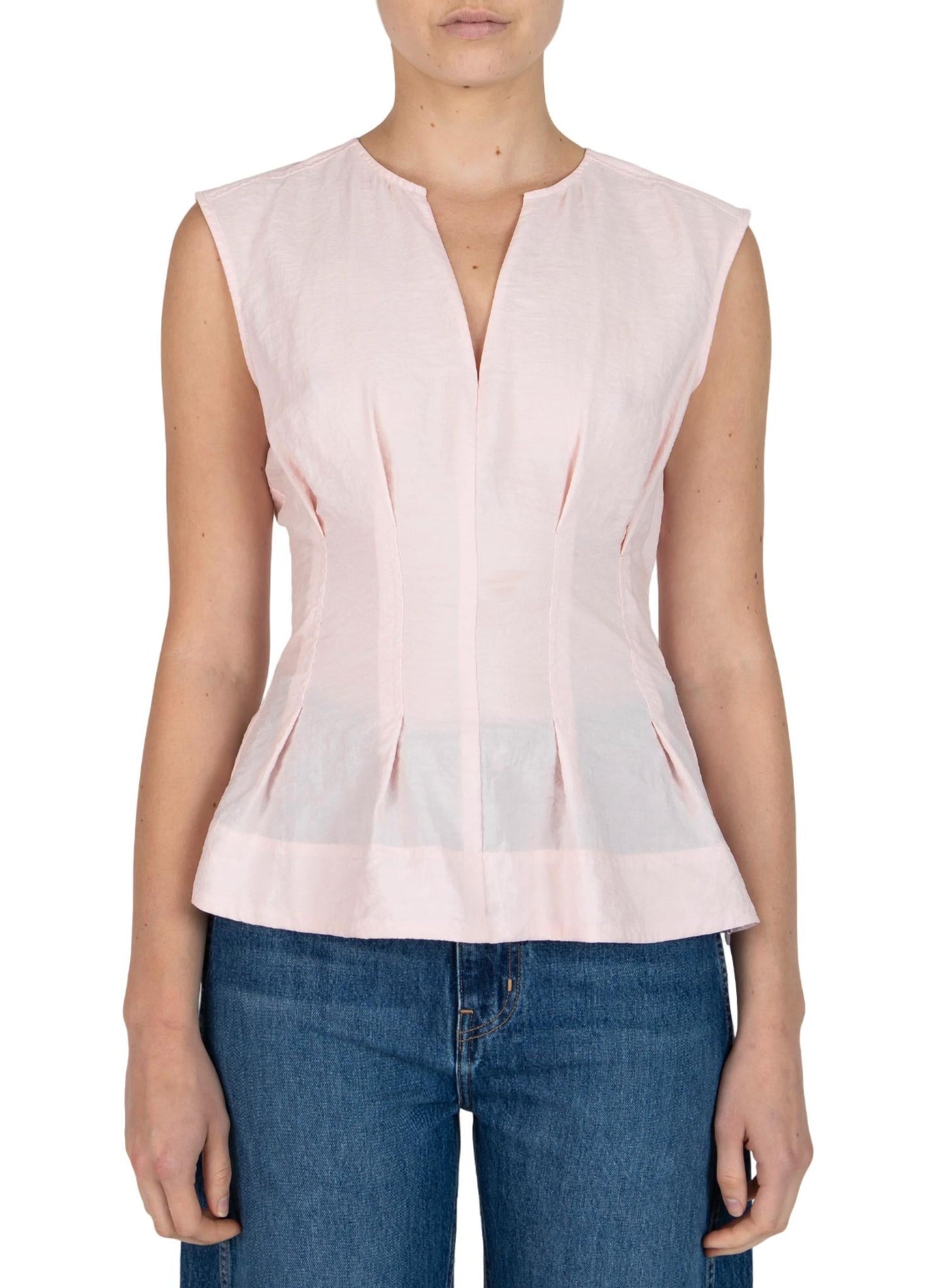 Derek Lam Collective - Teresa Sleeveless Seamed Top