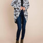 Bombom - Animal Print Knit Cardigan