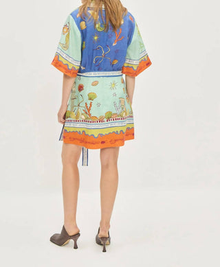 Alemais - Mini Vestido Surrealista de Verão V