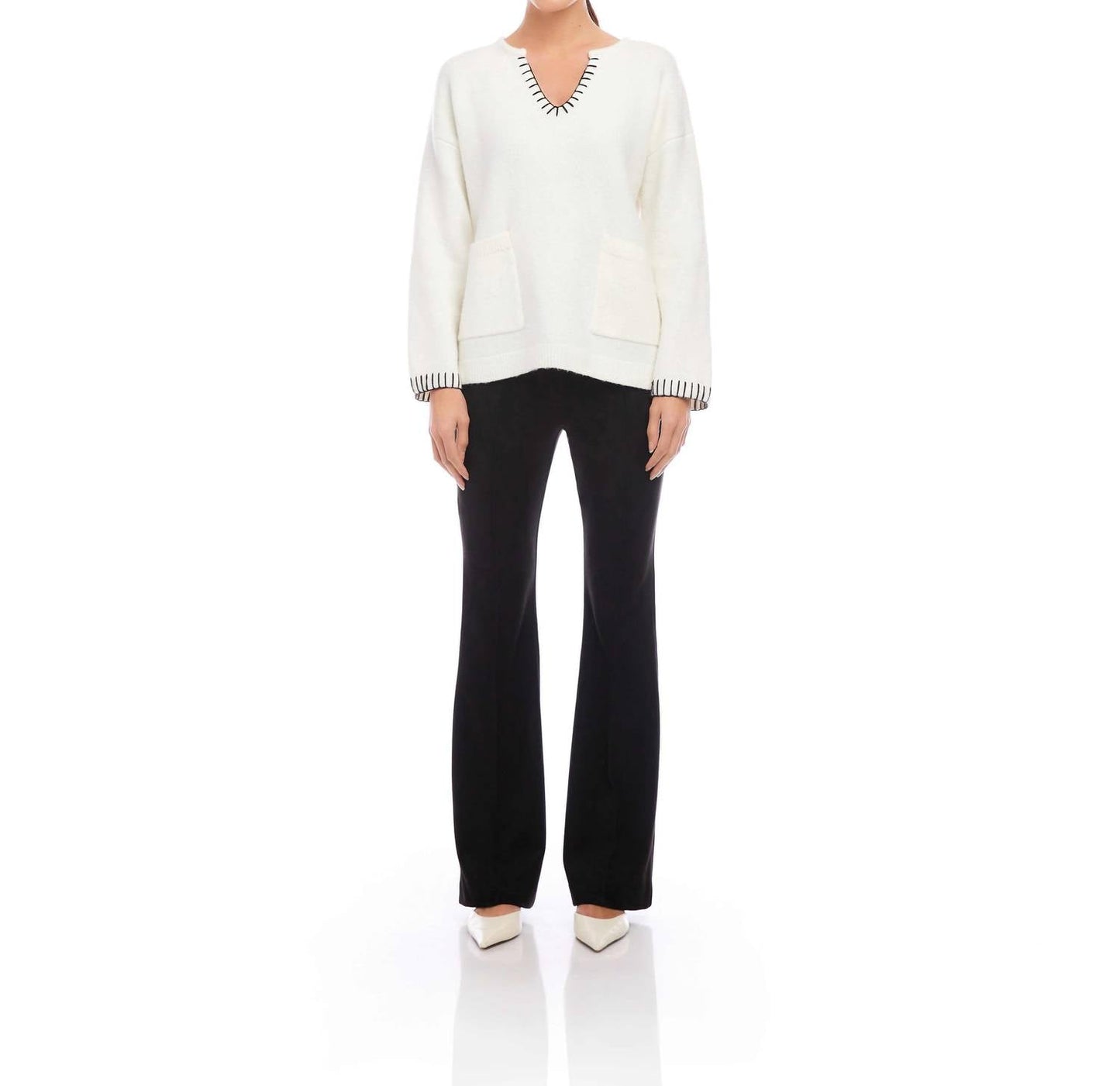 Fifteen Twenty - Mel Edge Stitch Sweater