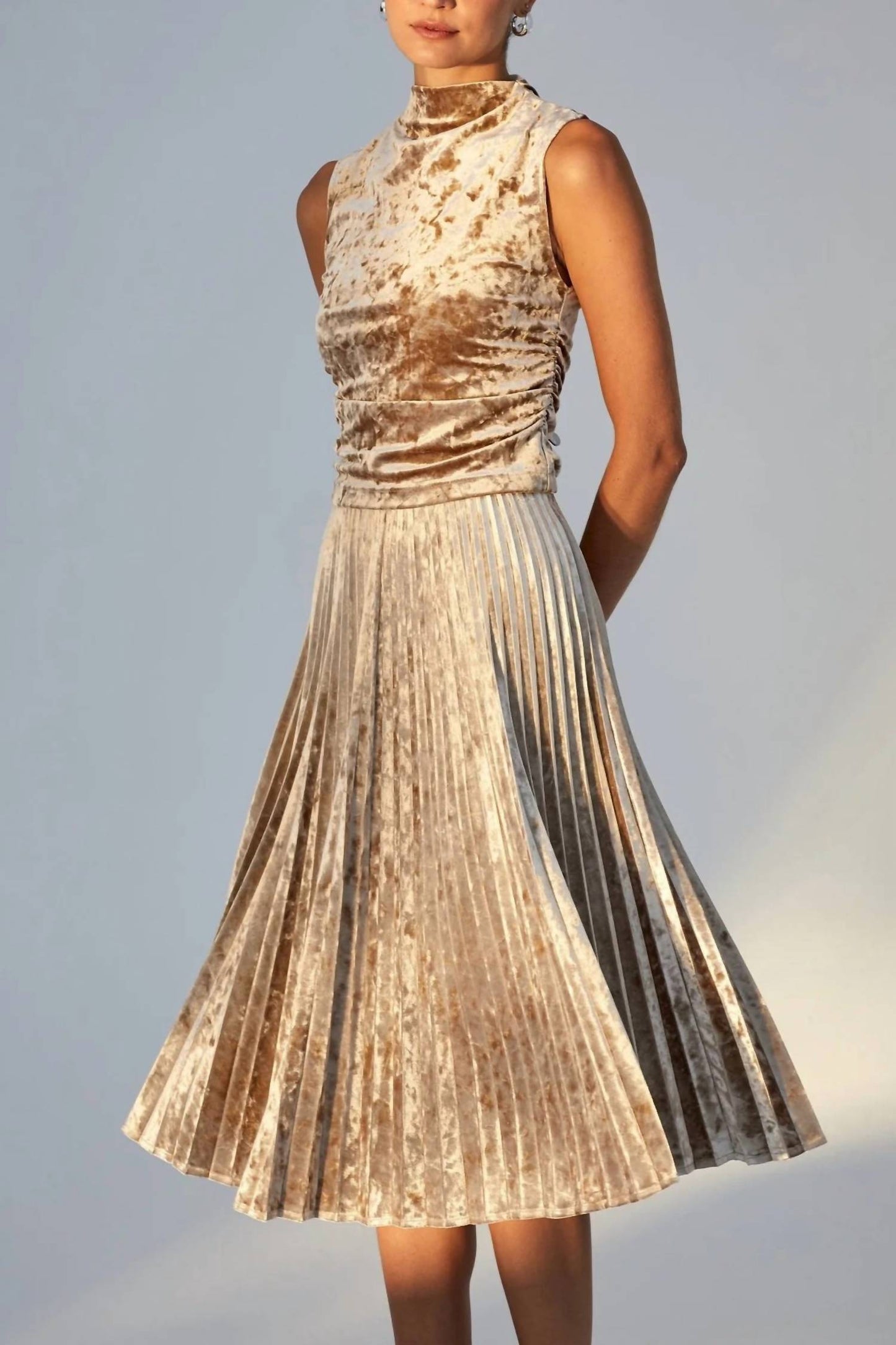 Bella Dahl - Clean Waist Pleated Skirt