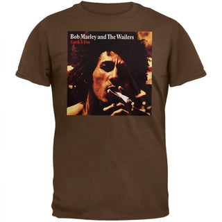 Bob Marley - Men's Catch A Fire Cover Art T-shirt