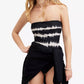 Allsaints - Curtis Bandeau Tie Dye Swimsuit