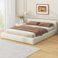 Stylish Upholstered Bed With Birch Wood Frame