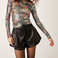 Free People - Printed Gold Rush Long Sleeve Top