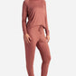 Danskin - Raglan Sleeve Crew Neck Sleep Set With Jogger