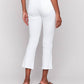 Charlie B - Tulip Hem Embroidered Bootcut Twill Pants