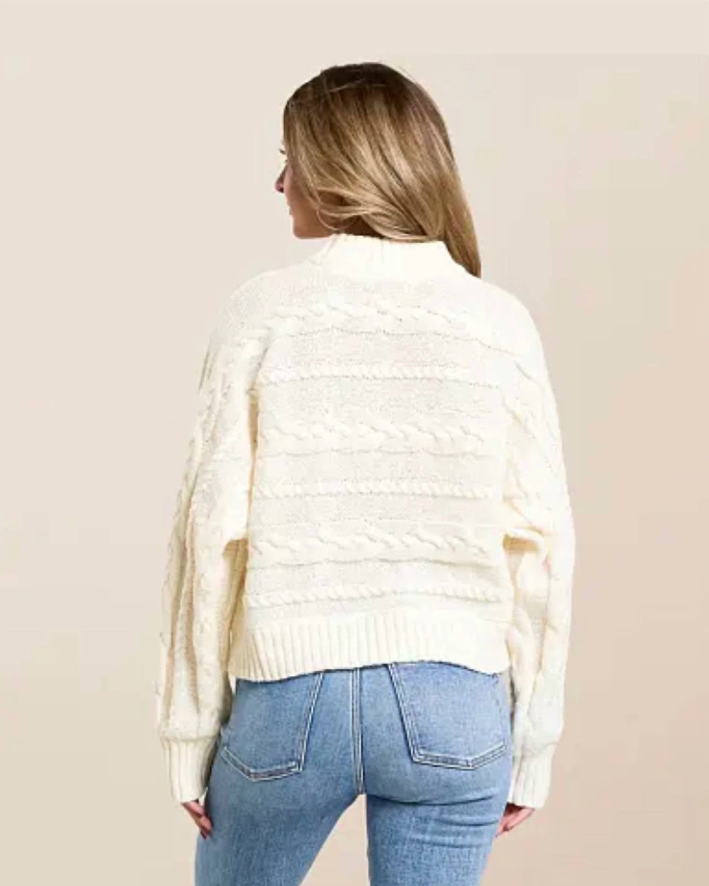 Z Supply - Arctic Cable Cropped Sweater