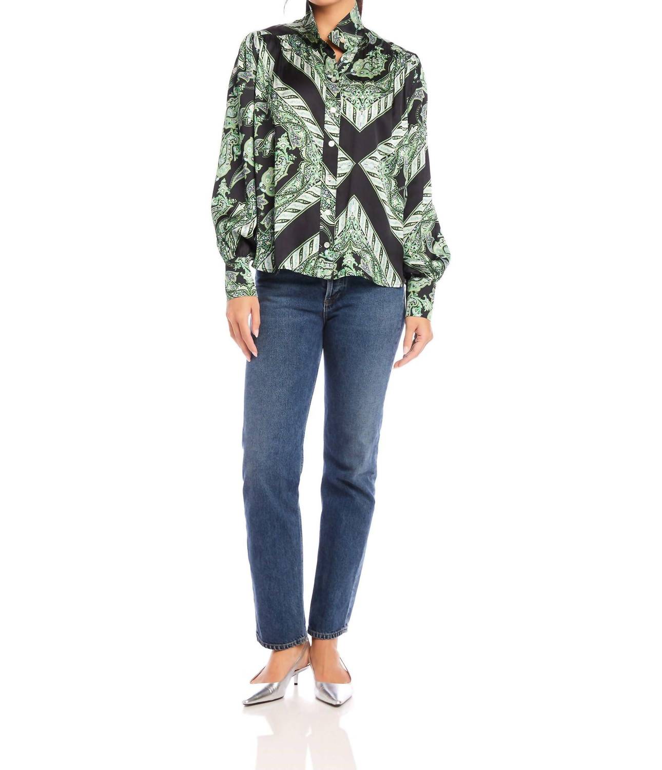Fifteen Twenty - Chloe Button Down Blouse