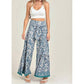 Angie - Boho Tie Waist Wide Leg Pants