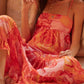 Promesa - Blooming Bliss Floral Chiffon Tiered Maxi Dress