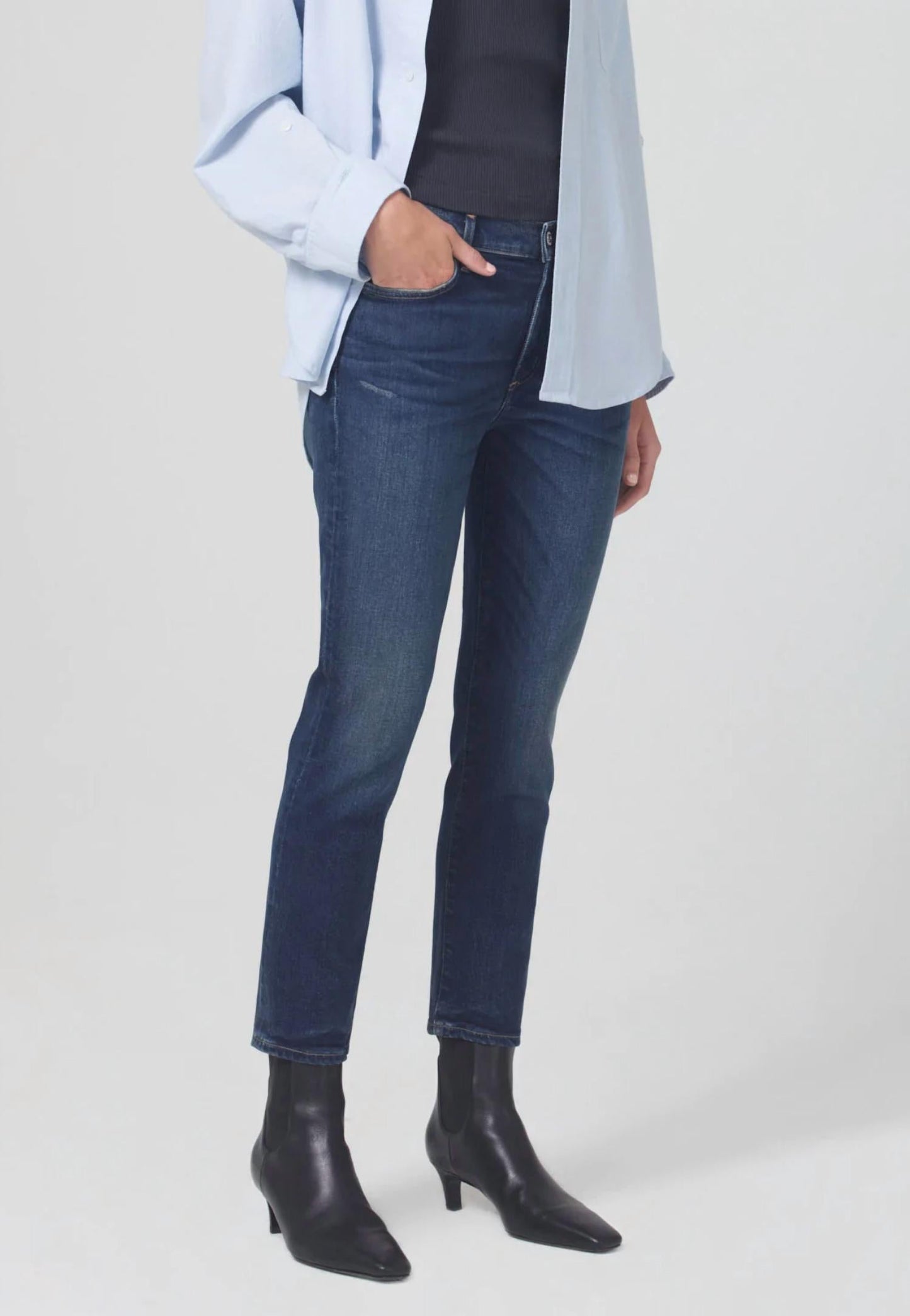 Citizens Of Humanity - Ella Mid Rise Slim Crop Jean