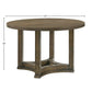 Parfield Weathered Round Dining Table - Oak