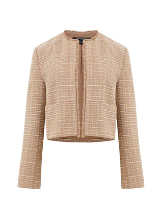 French Connection - Blazer sem gola Effie Boucle