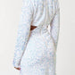 Blue Blush - Always Celebrating Cut Out Dress