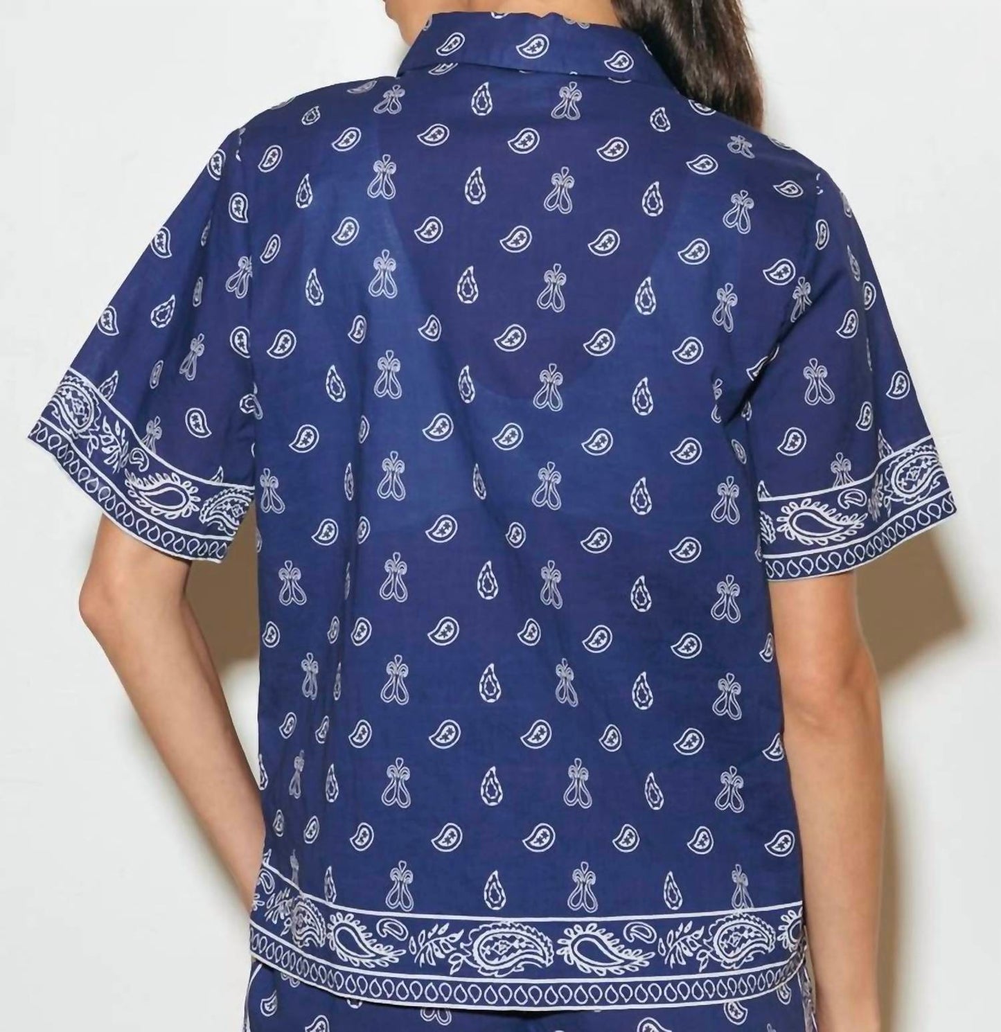 Freemarket - Bandana Blue Top