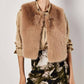 Apricot - Luxe Layer Fur Vest