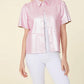 Dolce Cabo - Metallic Vegan Leather Top