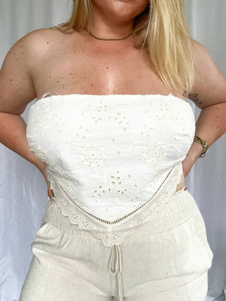 Bucketlist - Blusa bordada Golden Tide feminina