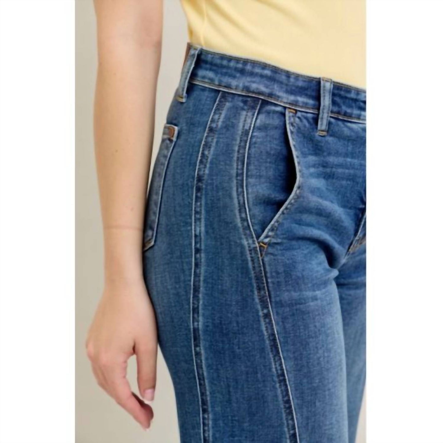 Judy Blue - High Waist Trouser Wide Leg Jeans