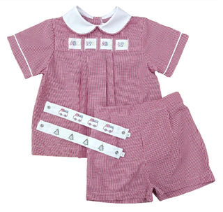 Lullaby Set - Girl's Noah Ribbon Short Set