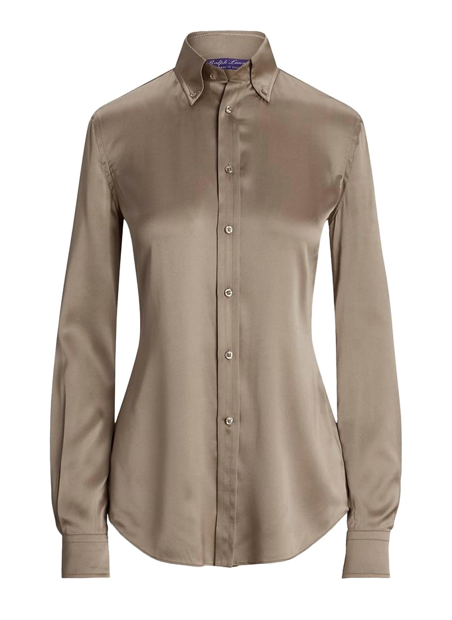 Ralph Lauren - Cameron Straight Fit Mulberry Silk Shirt