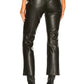 Pistola - Lennon Faux Leather Cropped Bootcut Pants