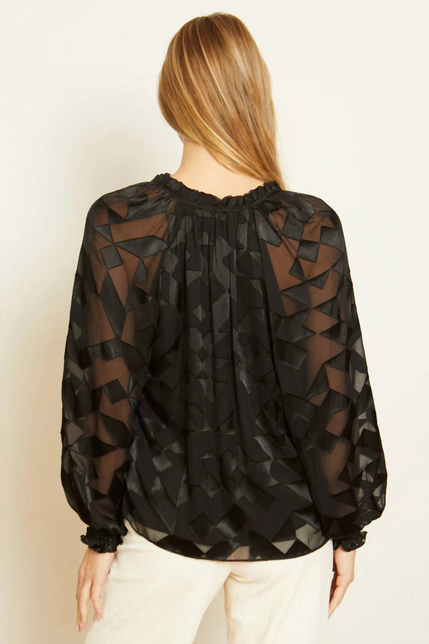 Caballero - Miki Top Burnout Blouse