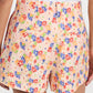 Something Navy - Floral Pleated Shorts