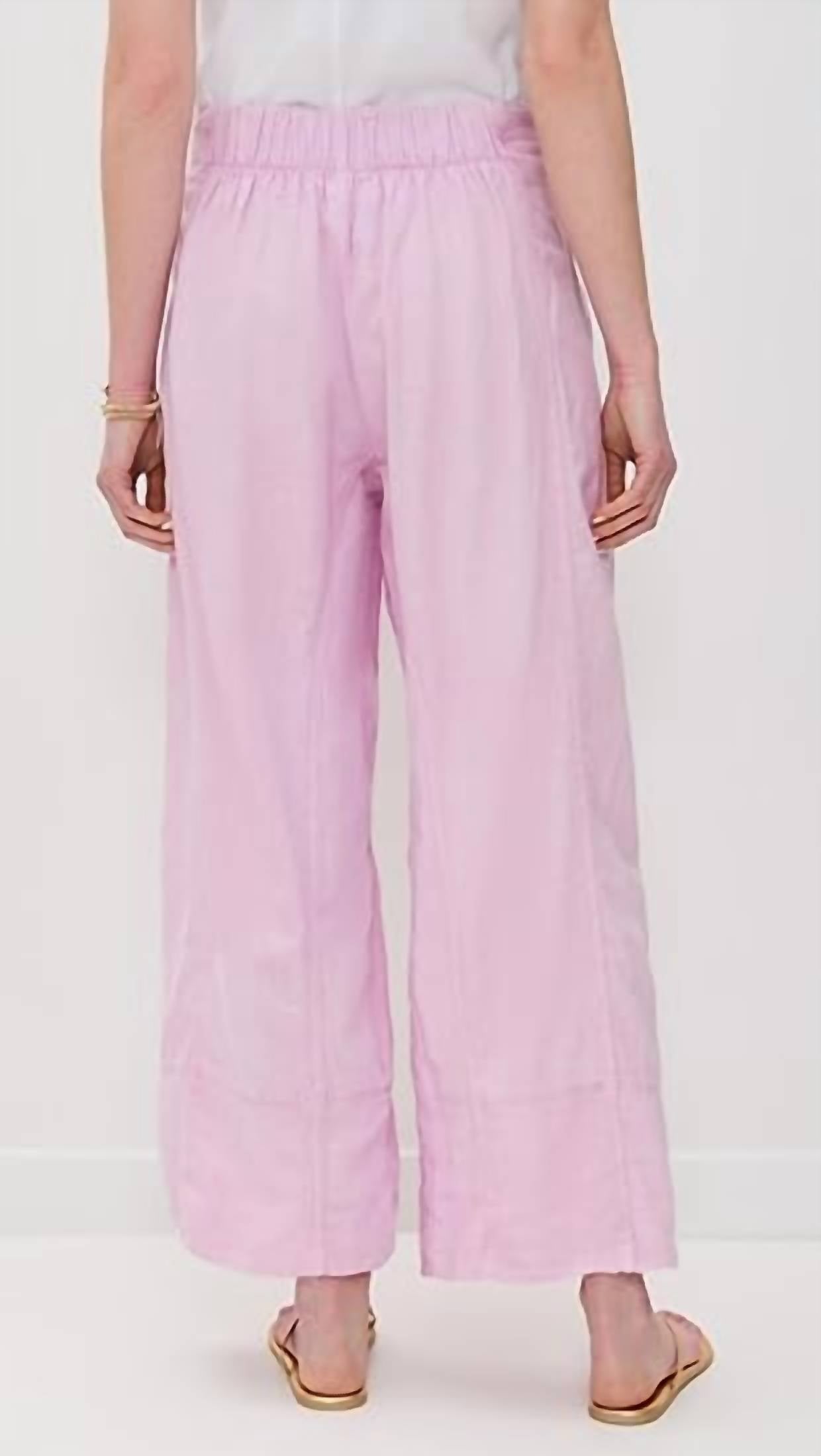 Free People - Day's End Linen Pull-on Pants