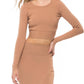Kendall + Kylie - Compact Overlap Pencil Skirt