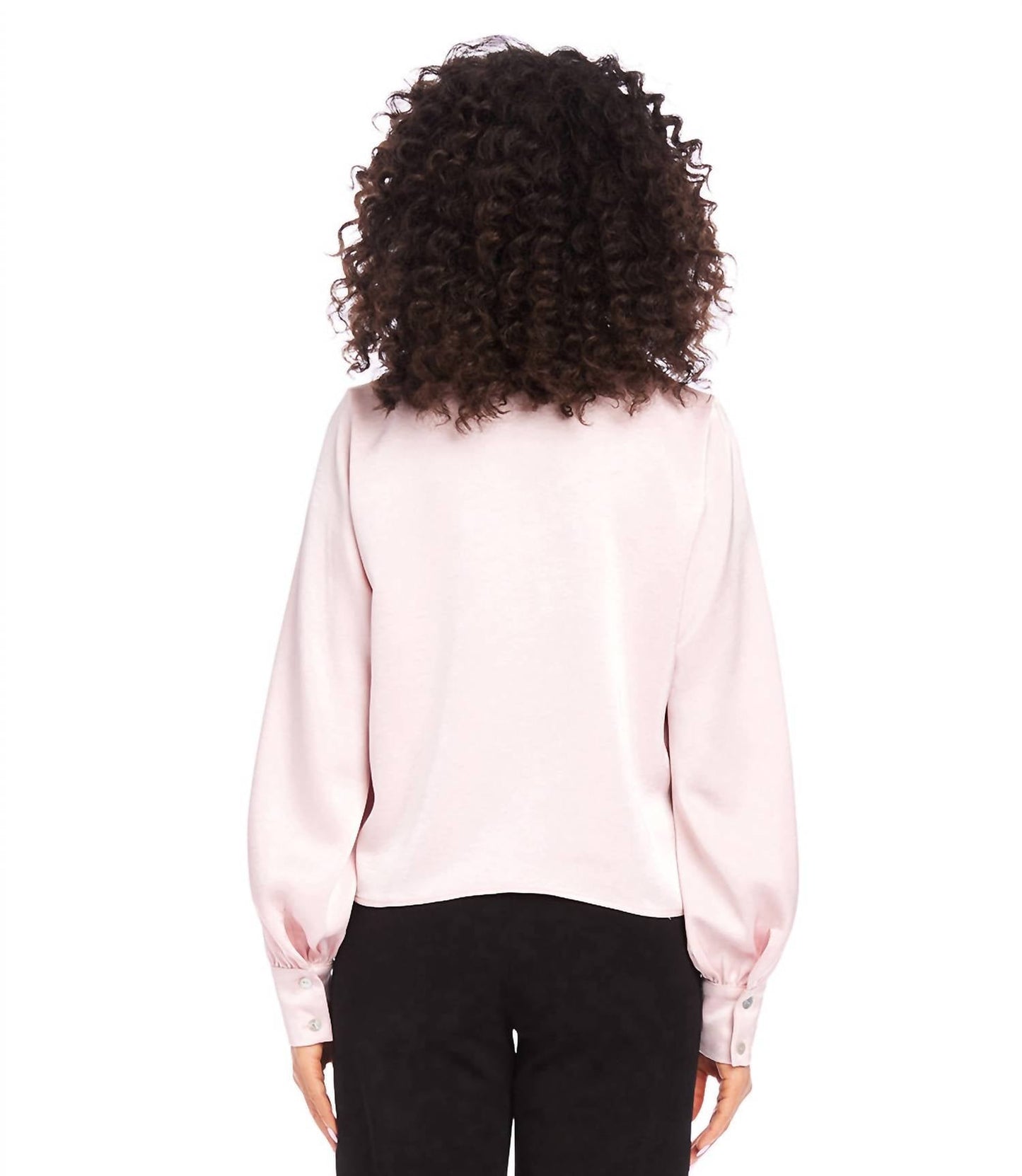 Karen Kane - Satin Tie Front Top