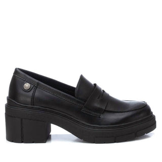 Xti - Mocassins casuais femininos de salto