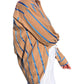 Entro - Espresso Striped Button Up Top