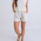 Karlie - Vintage Floral Gauze Shorts