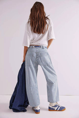 Free People - Moxie Railroad Low Slung Jeans