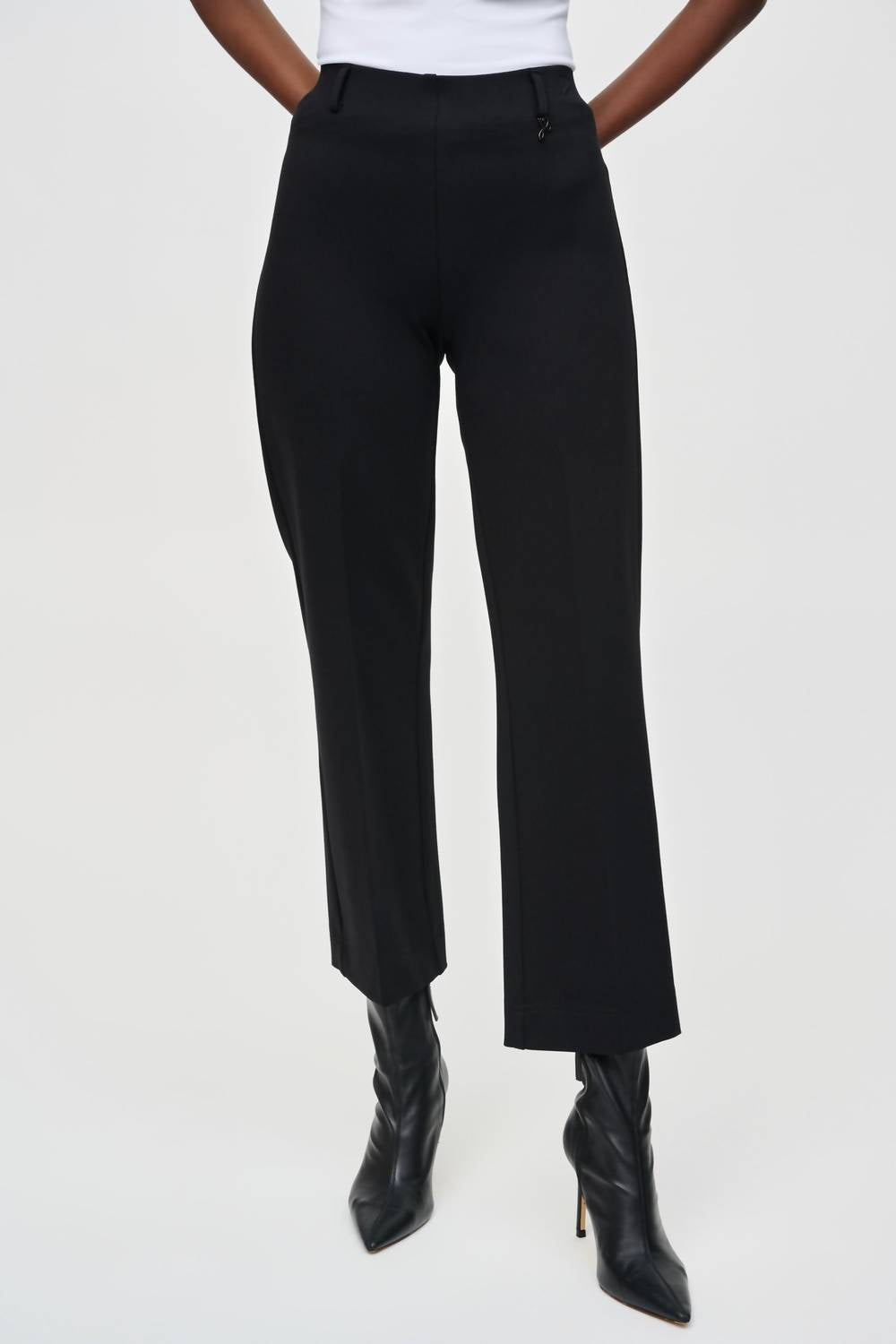 Joseph Ribkoff - High Rise Straight Ankle Trouser