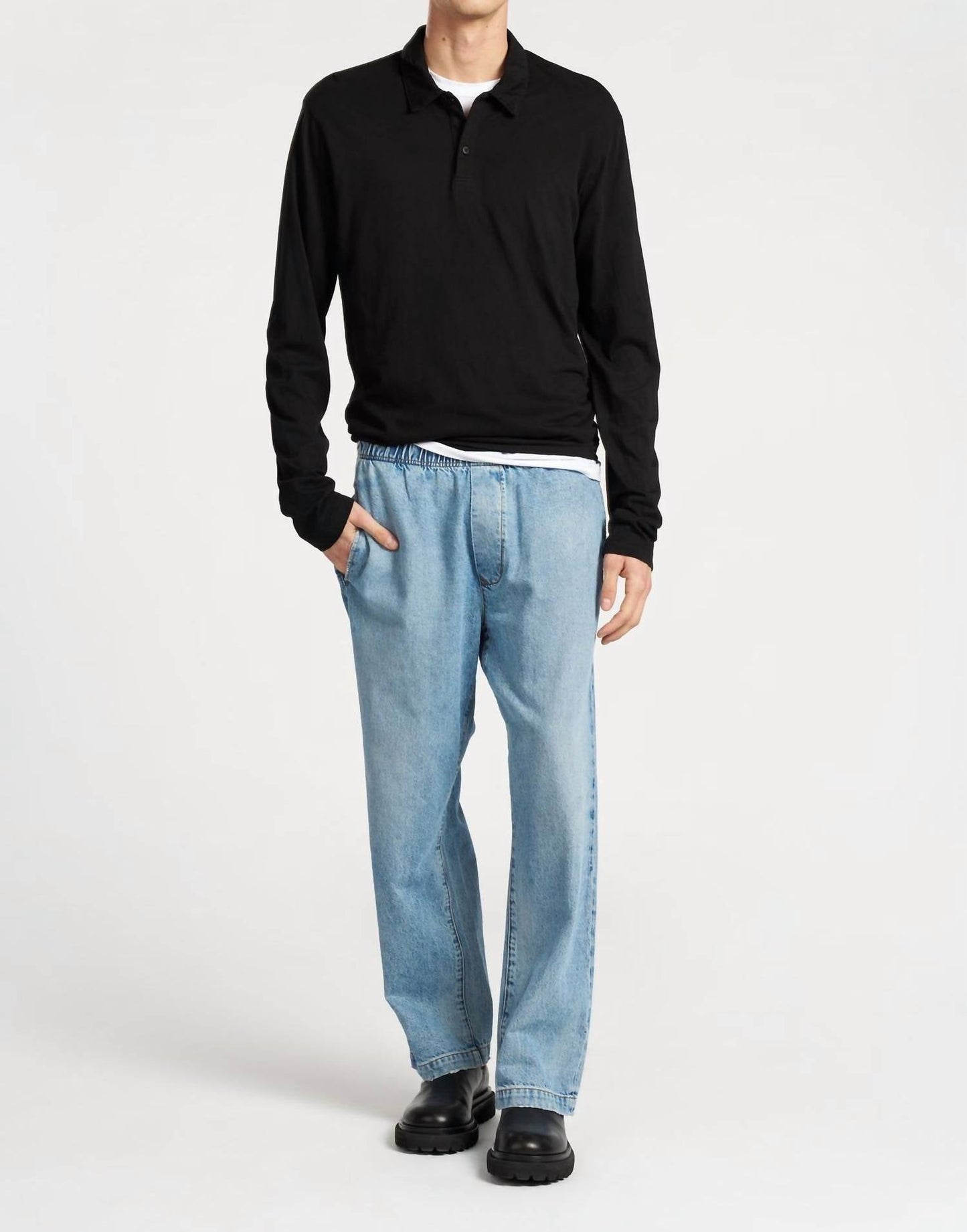 Cotton Citizen - Mens LS Polo Shirt