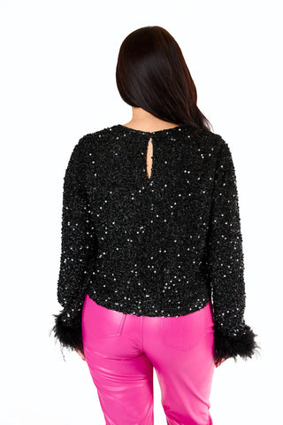 Buddylove - BLUSA PARTON DE LANTEJOULAS