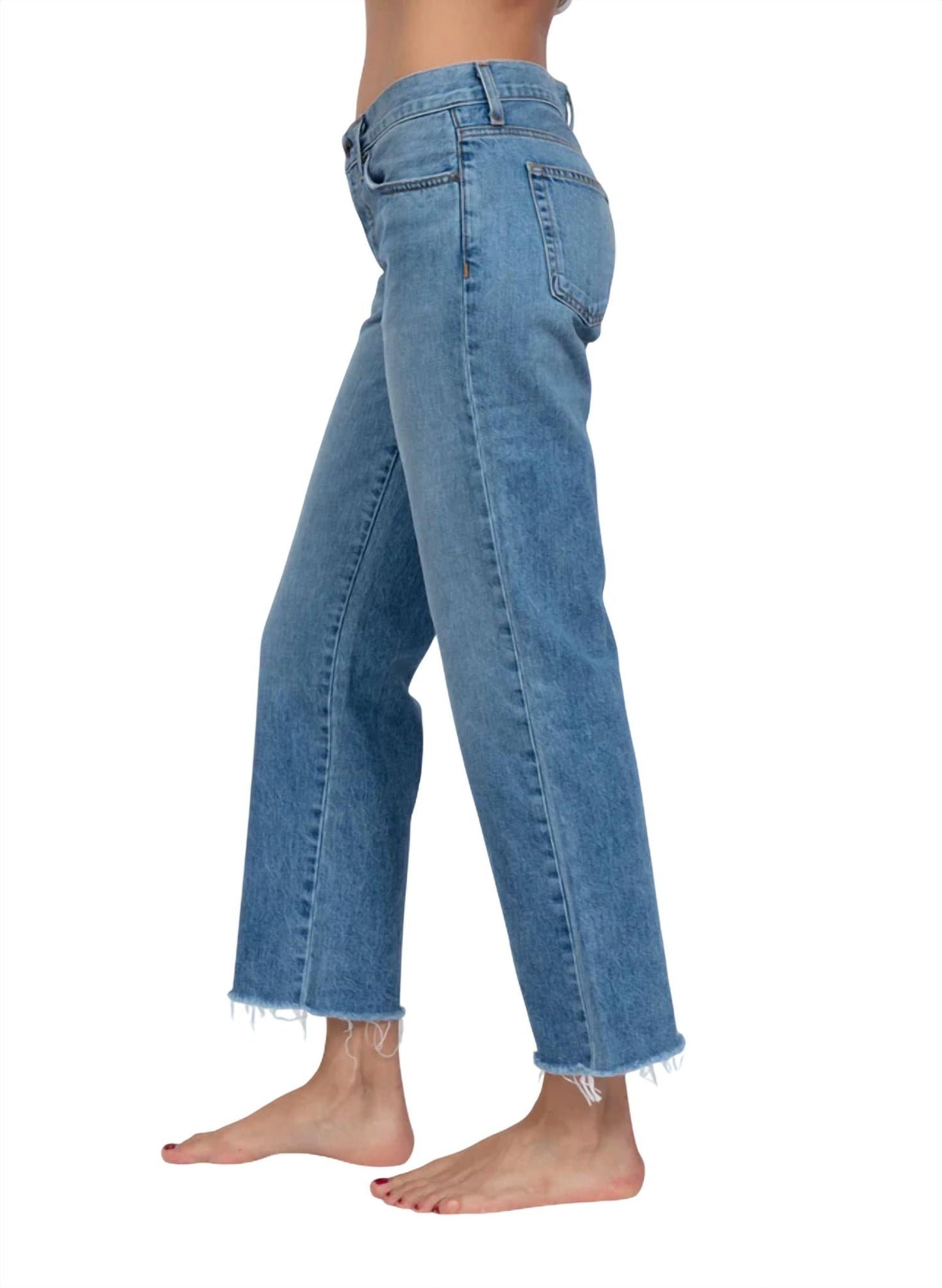 Askk Ny - Low Rise Straight Jeans