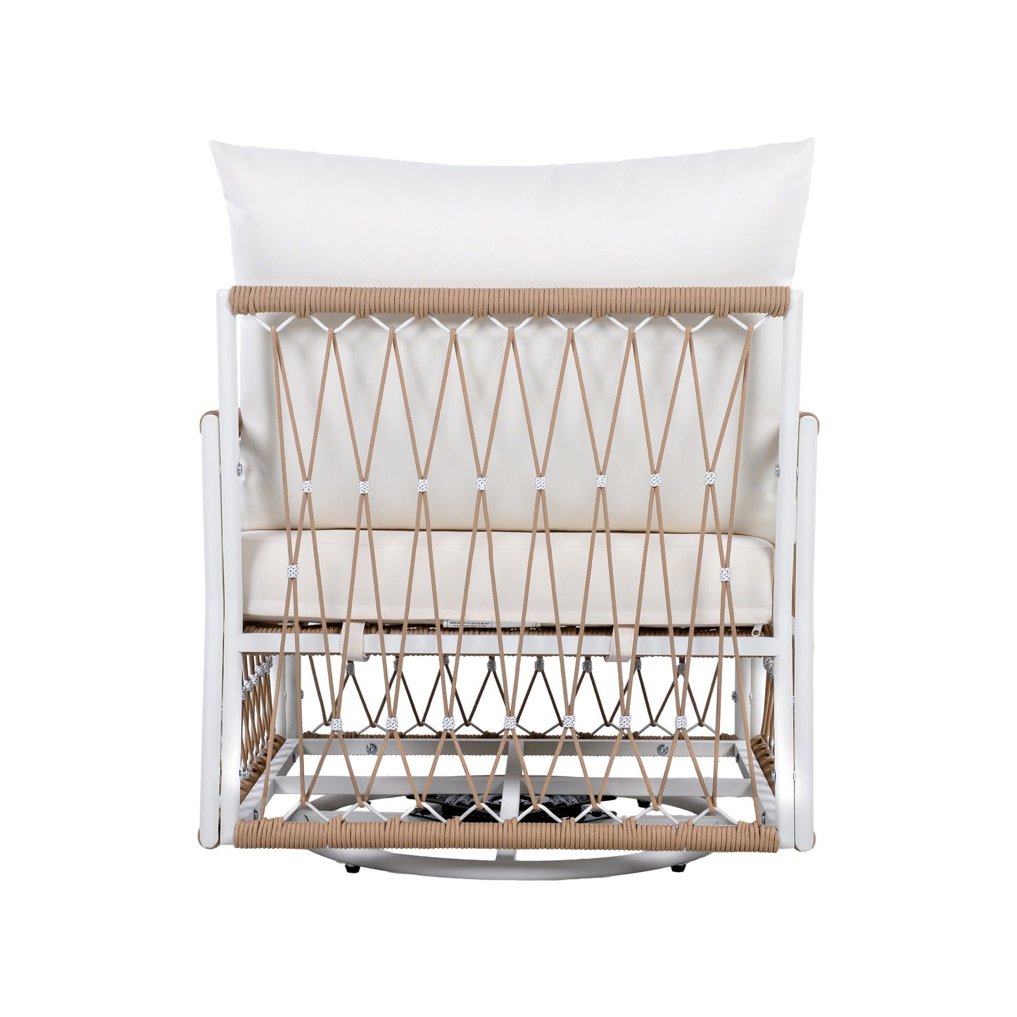 Set of 2 360° Swivel Bohemian Outdoor Lounge Chairs