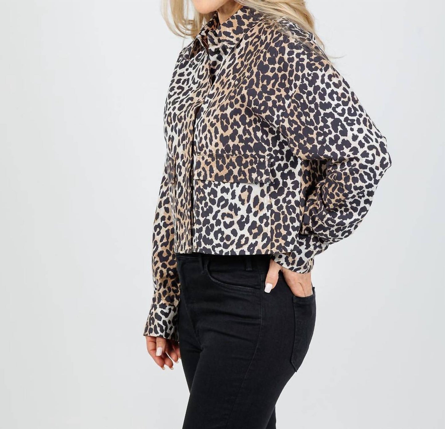 Oui - Women's Crop Blouse